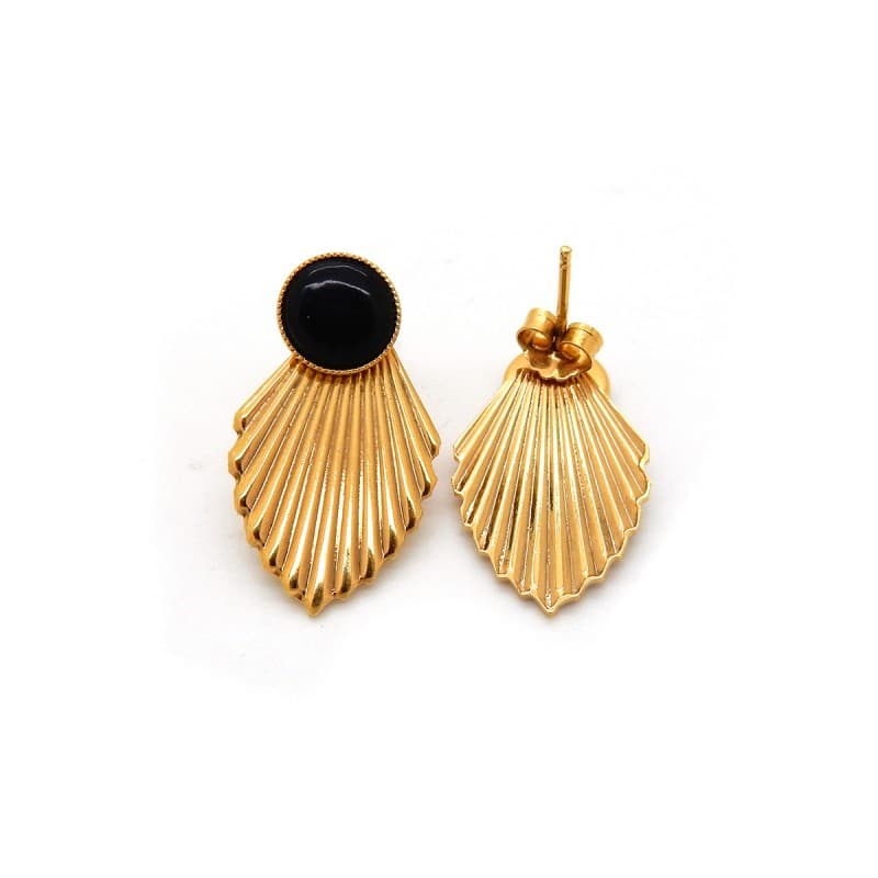 Gold plated earrings - Eros