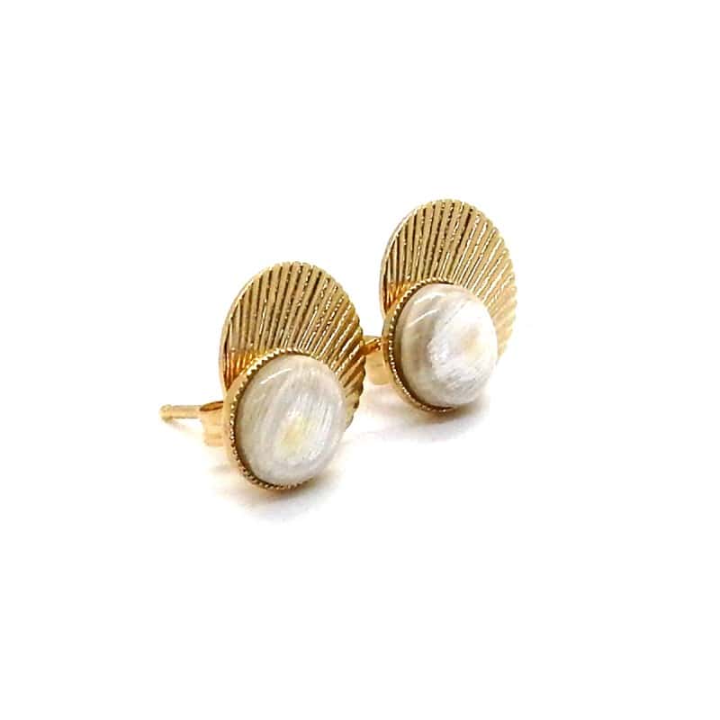 Gold plated earrings - Hippolyte