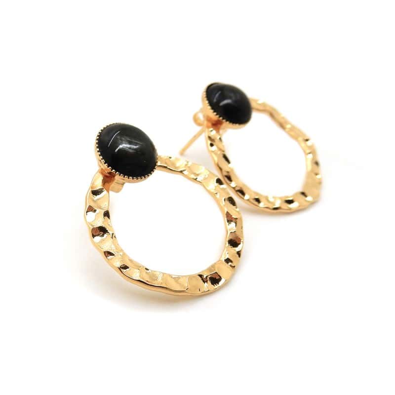 gold plated earrings - Orpheus