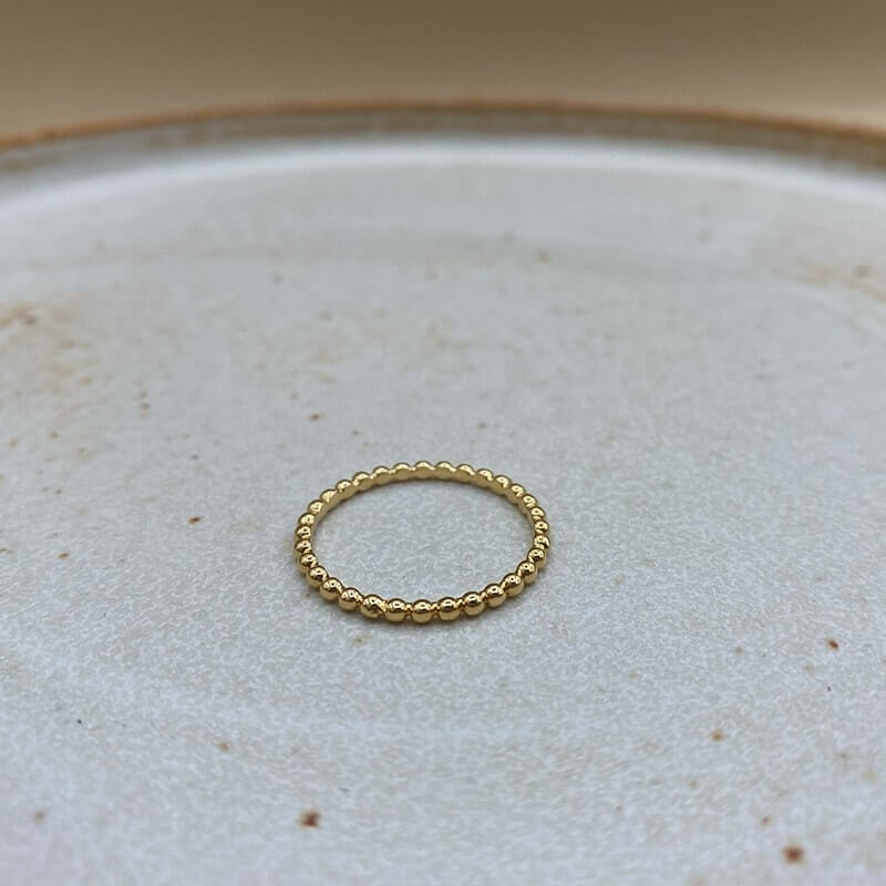 Bague en plaqué or - Elisette