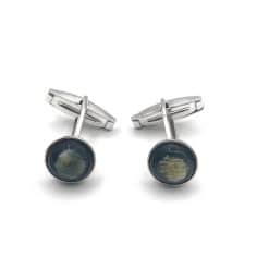 Silver cufflinks