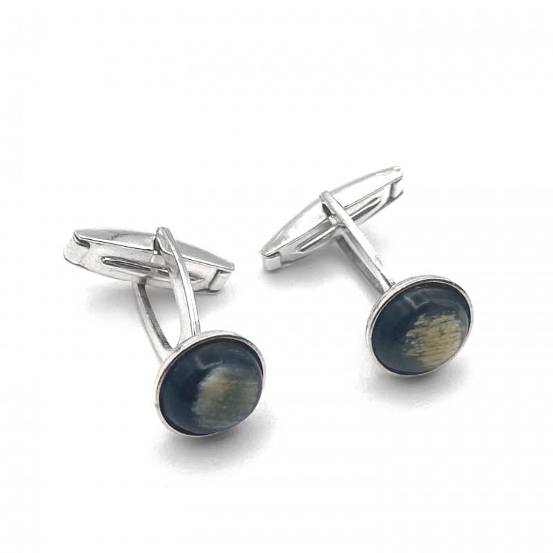 Silver cufflinks