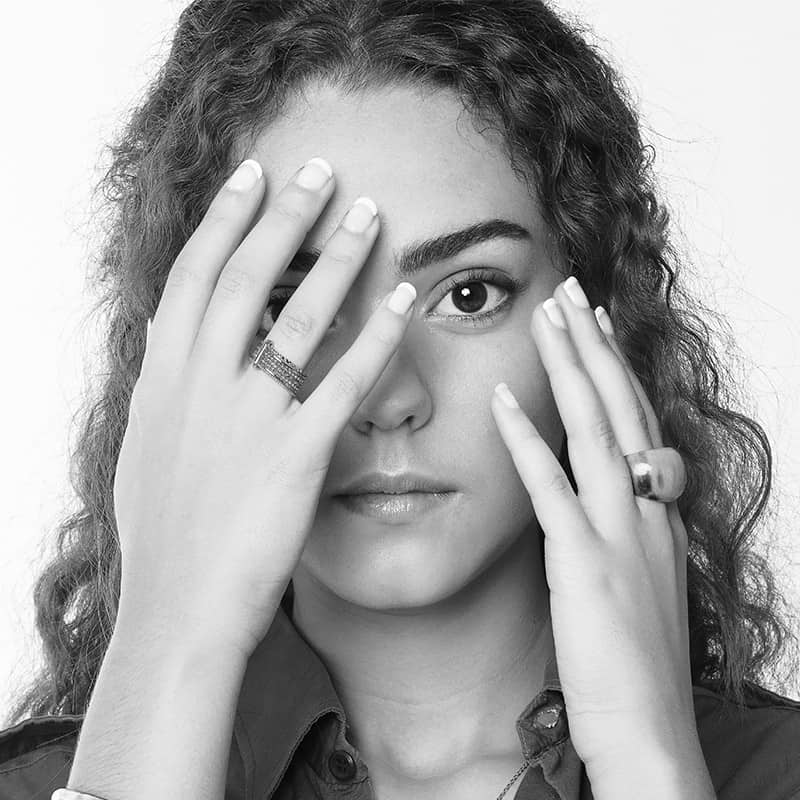 Bague semainier en argent - 7 bagues