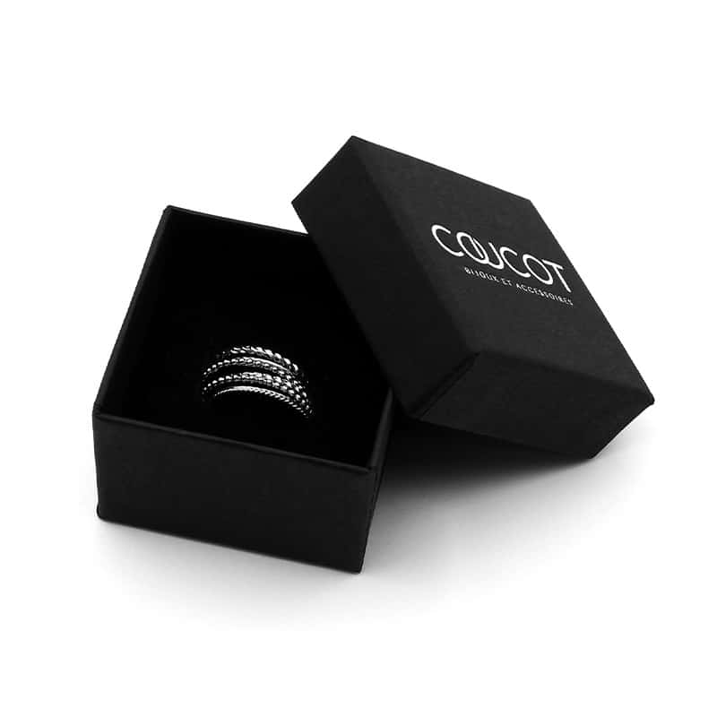 Bague semainier en argent - 7 bagues