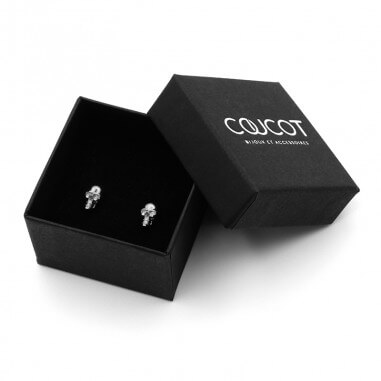 Boucles d'oreilles tête de mort en...